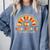 Back To School Kindergarten Dream Team Teacher Love Floral Comfort Colors Sweatshirt Blue Jean