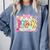 Back To School Pre-K Preppy Teacher Girl Comfort Colors Sweatshirt Blue Jean Back To School Pre-K Preppy Teacher Girl Comfort Colors Sweatshirt Blue Jean