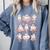 Ballet Ghost Ballet Dancer Spooky Dance Halloween Teacher Comfort Colors Sweatshirt Blue Jean