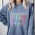 Battery Life Of A Nurse School Teacher Appreciation Comfort Colors Sweatshirt Blue Jean