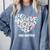 Believe In Yourself YOU MATTER Teachers Big Heart Comfort Colors Sweatshirt Blue Jean
