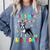 My Birthday Colorful Costume Boston Terrier Party Comfort Colors Sweatshirt Blue Jean