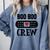 Boo Boo Crew First Aid School Nurse Day Care Teacher Comfort Colors Sweatshirt Blue Jean