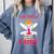 The Book Fairy Reading Teacher Librarian T-Shirt Comfort Colors Sweatshirt Blue Jean