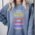 Books Reading English Teacher Student For Men Women Kids Comfort Colors Sweatshirt Blue Jean