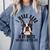 Bostie Mama Dog Dad Boston Terrier For Men Women Comfort Colors Sweatshirt Blue Jean