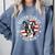 Boston Bull Terrier Women Boston Terrier Dog Mom Comfort Colors Sweatshirt Blue Jean