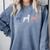 Boston Terrier 4th Of July Dog Patriotic USA Flag Man Woman Comfort Colors Sweatshirt Blue Jean