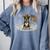 Boston Terrier 4th Of July US American Flag Dog Patriotic Comfort Colors Sweatshirt Blue Jean