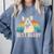 Boston Terrier Boston-Bulldog Comfort Colors Sweatshirt Blue Jean
