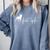 Boston Terrier Boston-Bulldog For Men Women Kids Comfort Colors Sweatshirt Blue Jean