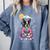 Boston Terrier Boston Bull Terrier Comfort Colors Sweatshirt Blue Jean