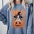 Boston Terrier Costume On Pumpkin Halloween Boston Terrier Comfort Colors Sweatshirt Blue Jean