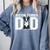 Boston Terrier Dad Of A Bostie Dad Bostie Father Comfort Colors Sweatshirt Blue Jean