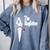 Boston Terrier Dad The DogFather Shirt Boston Terrier Comfort Colors Sweatshirt Blue Jean