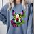 Boston Terrier In Day Of The Dead Sugar Skull Dog Comfort Colors Sweatshirt Blue Jean