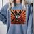 Boston Terrier Dog Japanese Art Samurai Ukiyo-e Comfort Colors Sweatshirt Blue Jean