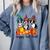 Boston Terrier Dog Lover Fall Ya'Ll Halloween Costume Men Women Comfort Colors Sweatshirt Blue Jean