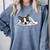 Boston Terrier Dog Official Sleeping Men Women Girls Kids Comfort Colors Sweatshirt Blue Jean