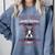 Boston Terrier Don't Mess With American Gentleman Dog Lover Comfort Colors Sweatshirt Blue Jean