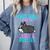 Boston Terrier This Girl Runs On Jesus And Boston Terriers Comfort Colors Sweatshirt Blue Jean