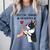 Boston Terrier Grandma Mother's Day Dog Mom Comfort Colors Sweatshirt Blue Jean