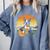 Boston Terrier Guitar Retro Comfort Colors Sweatshirt Blue Jean