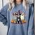 Boston Terrier Halloween Costume Mummy Witch Ghost Dog Lover For Men Women Kids Comfort Colors Sweatshirt Blue Jean