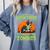 Boston Terrier Halloween Zombie American Gentleman Dog Lover Comfort Colors Sweatshirt Blue Jean
