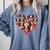 Boston Terrier Heart Valentine Boston Terrier Comfort Colors Sweatshirt Blue Jean