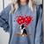 Boston Terrier Lover Heart Shape Boston Terrier Valentine Comfort Colors Sweatshirt Blue Jean