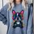 Boston Terrier Lovers Gaming Headphones Boston Terrier Comfort Colors Sweatshirt Blue Jean