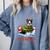 Boston Terrier Merry Christmas Tree Lights Dog X-Mas Dogs Comfort Colors Sweatshirt Blue Jean