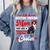 Boston Terrier Mom American Gentleman Dog Mother's Day Comfort Colors Sweatshirt Blue Jean