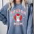 Boston Terrier Mom Dog Mother Comfort Colors Sweatshirt Blue Jean