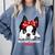 Boston Terrier Mum Dog Woman Idea Comfort Colors Sweatshirt Blue Jean