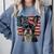 Boston Terrier Patriotic 4th Of July USA American Flag Comfort Colors Sweatshirt Blue Jean