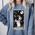 Boston Terrier Tarot Card Star With The Moon Men Women Kids Comfort Colors Sweatshirt Blue Jean
