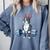 Boston Terrier Weightlifting Deadlift Men Fitness Gym Comfort Colors Sweatshirt Blue Jean