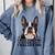 Boston Terrier Will Find And Lick You Bostie Mom Comfort Colors Sweatshirt Blue Jean