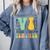 Braille Teacher Of The Visually Impaired Groovy VI Teacher Comfort Colors Sweatshirt Blue Jean