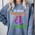 My Broom Broke So Now I Teach Teacher Witch Halloween Comfort Colors Sweatshirt Blue Jean