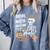 Bruh The Math Ain't Mathin' Show Your Work Halloween Teacher Comfort Colors Sweatshirt Blue Jean