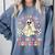 You Can't Scare Me Im A 2nd-Grade Boo Crew Teacher Halloween Comfort Colors Sweatshirt Blue Jean