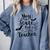 You Can't Scare Me I'm a Teacher Comfort Colors Sweatshirt Blue Jean You Can't Scare Me I'm a Teacher Comfort Colors Sweatshirt Blue Jean
