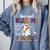 You Can't Scare Me I'm A Teacher Halloween Costume Comfort Colors Sweatshirt Blue Jean