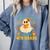 You Can't Scare Me I Teach 4th Grade Halloween Teacher Ghost Comfort Colors Sweatshirt Blue Jean