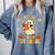 You Can't Scare Me I Teach First Grade Halloween Teacher Comfort Colors Sweatshirt Blue Jean