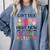 Can't Talk Right Now Doing Teacher Stuff Comfort Colors Sweatshirt Blue Jean