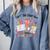 Can't Talk Right Now Doing Teacher Stuff Teacher Stuff Comfort Colors Sweatshirt Blue Jean